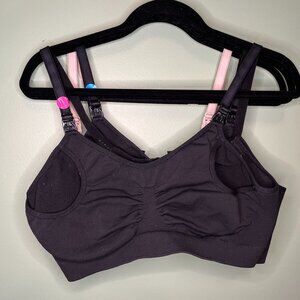 BRAVADO! DESIGNS 2 in 1 Pumping and Nursing Bra Size XL Black
